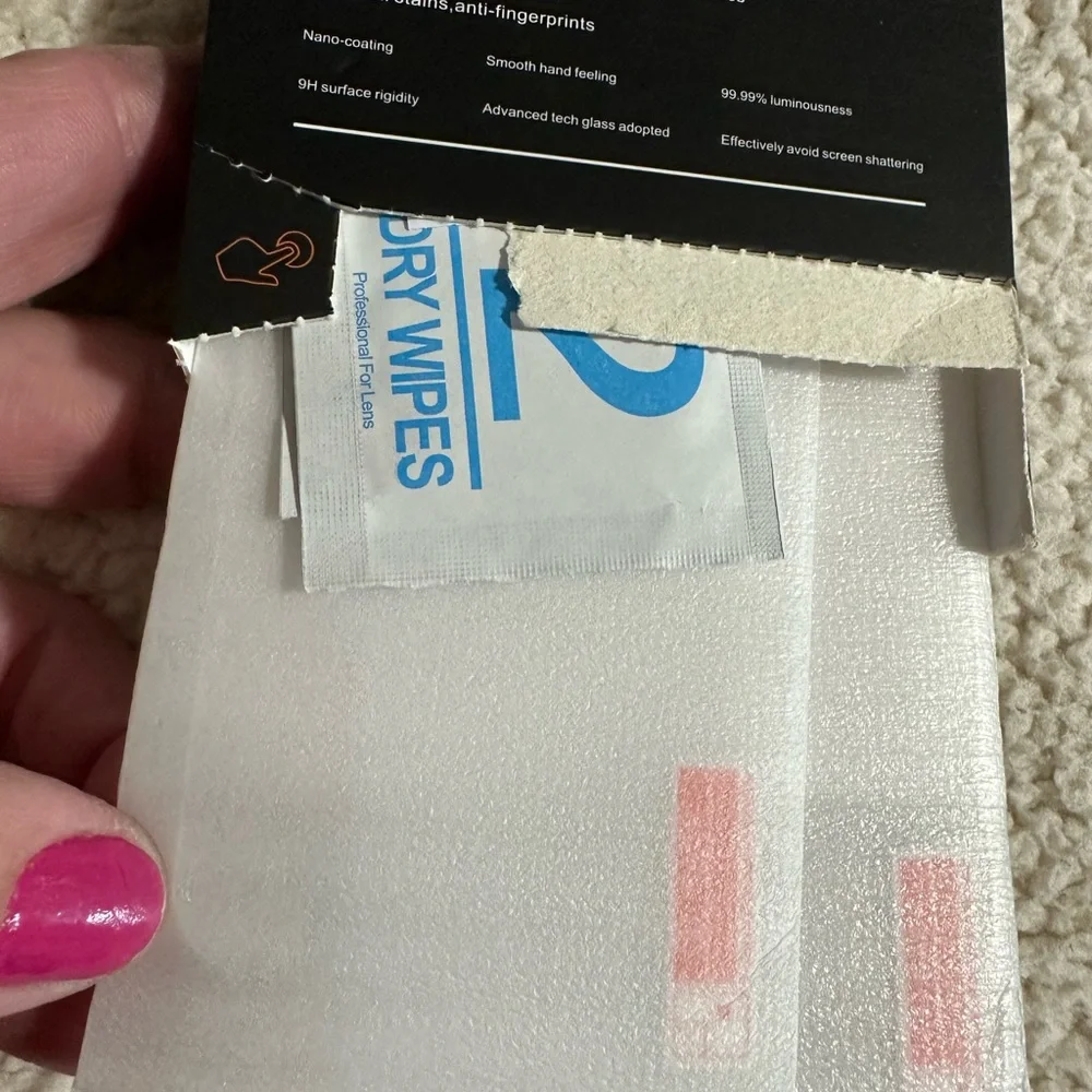 NEW Set of 2 IPhone 12 Mini Screen Protectors. MUST BE BUNDLED